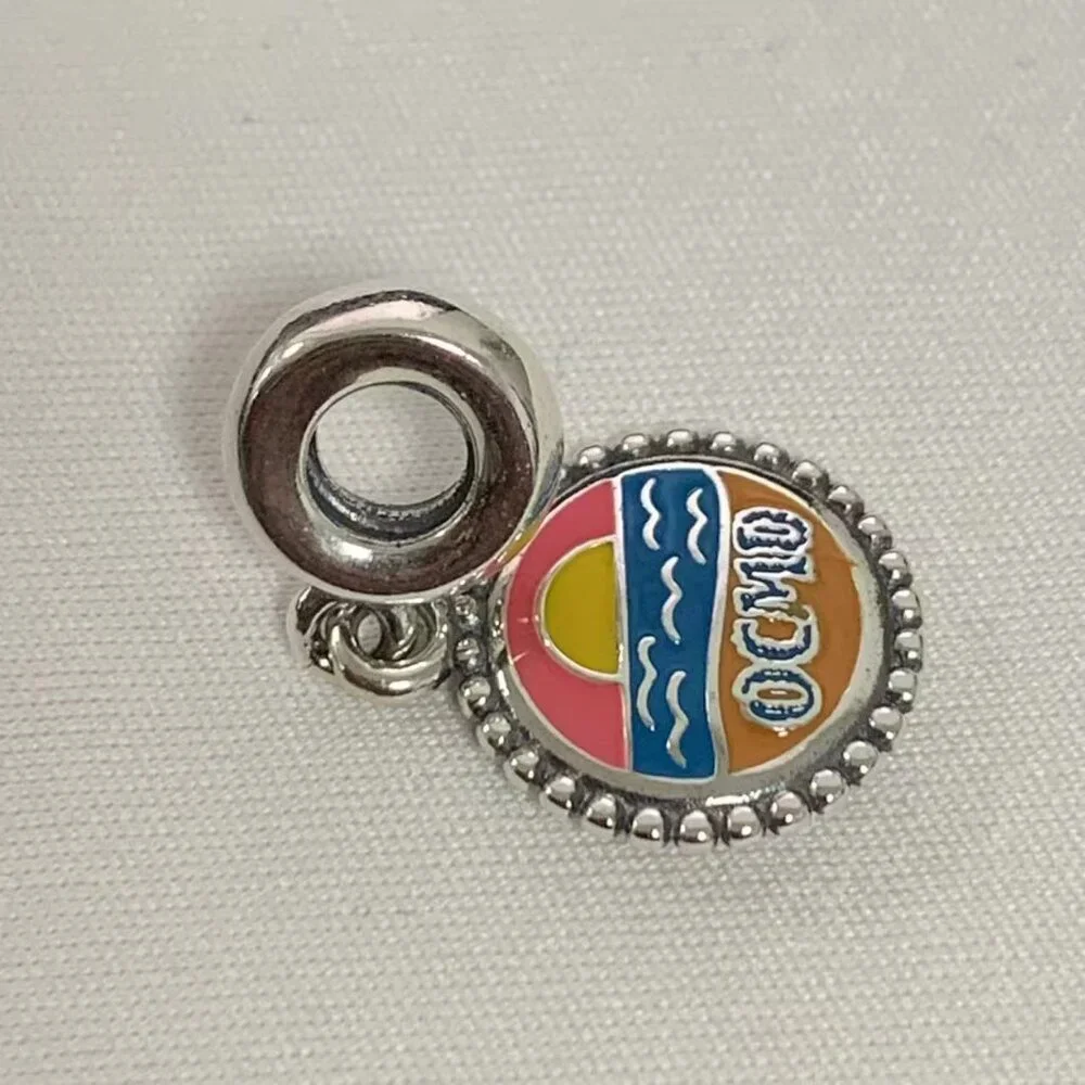 Pandora Ocean City Maryland Exclusive Charm, S925 Silver Jewelry